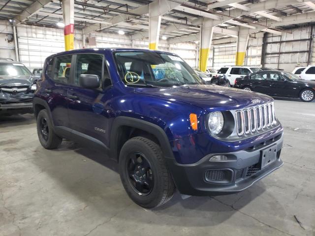JEEP RENEGADE S 2018 with VIN ZACCJBAB0JPH77795 - Photo from auction