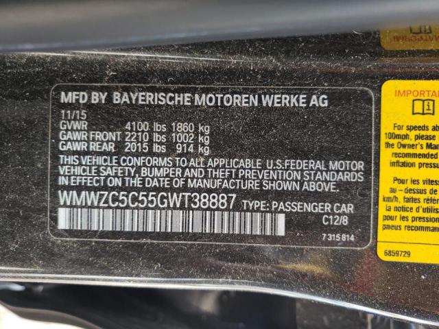 Photo 10 from auction – 2016 MINI COOPER S C with VIN WMWZC5C55GWT38887