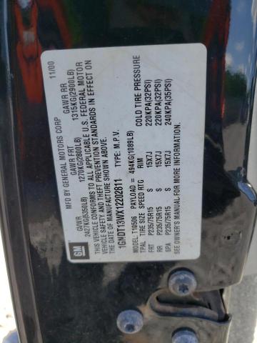 Photo 10 from auction – 2001 CHEVROLET BLAZER with VIN 1GNDT13WX12202811