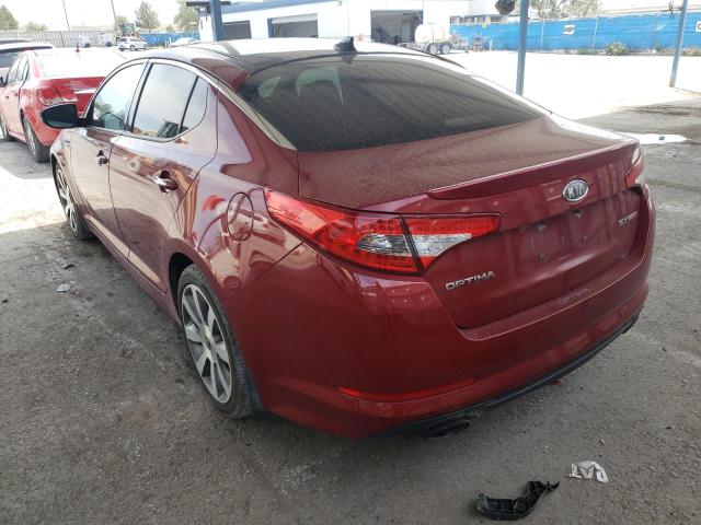 Photo 3 from auction – 2011 KIA OPTIMA SX with VIN KNAGR4A63B5095431