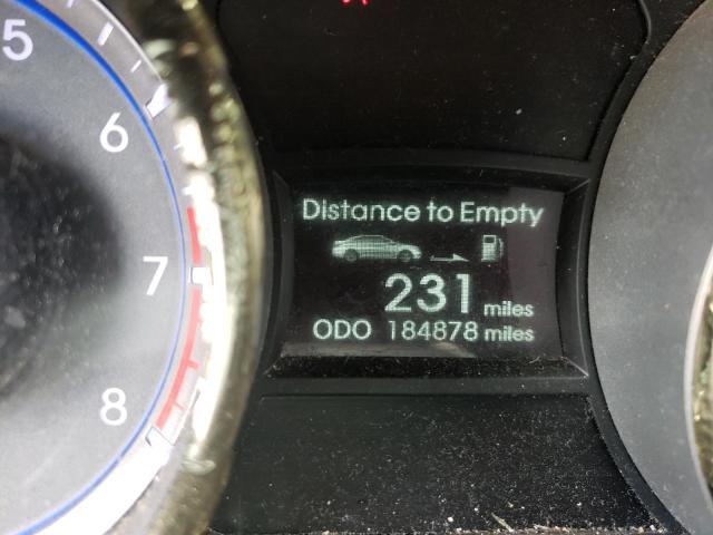 Photo 8 from auction – 2013 HYUNDAI SONATA SE with VIN 5NPEC4AC2DH710653