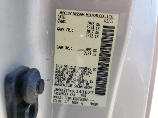 Photo 10 from auction – 2011 NISSAN ALTIMA S with VIN 1N4AL2EPXBC141677
