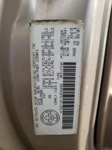 Photo 10 from auction – 2003 TOYOTA SIENNA LE with VIN 4T3ZF13C13U538899