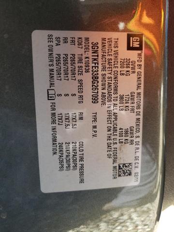 Photo 10 from auction – 2011 CHEVROLET AVALANCHE with VIN 3GNTKFE33BG267099