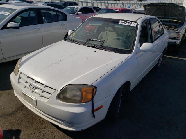 Photo 2 from auction – 2005 HYUNDAI ACCENT with VIN KMHCG45C75U599235