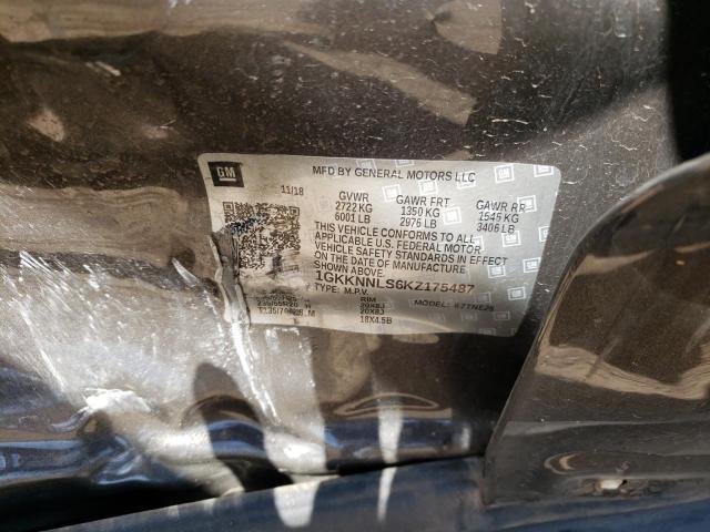 Photo 10 from auction – 2019 GMC ACADIA SLT with VIN 1GKKNNLS6KZ175487