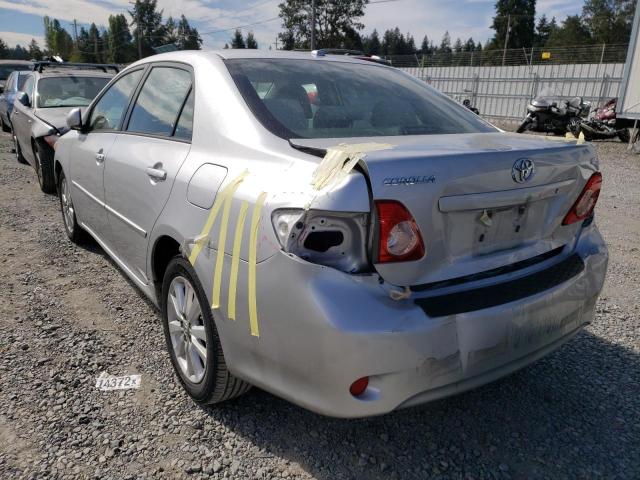Photo 3 from auction – 2009 TOYOTA COROLLA BA with VIN JTDBL40E299063791