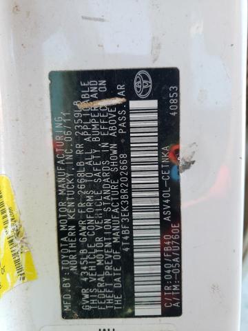Photo 10 from auction – 2011 TOYOTA CAMRY BASE with VIN 4T4BF3EK3BR202668