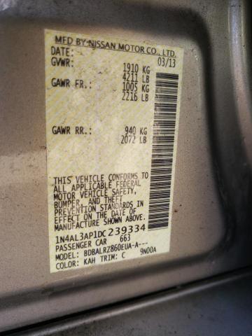 Photo 10 from auction – 2013 NISSAN ALTIMA 2.5 with VIN 1N4AL3AP1DC239334