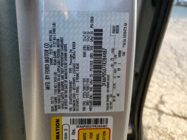 Photo 10 from auction – 2015 FORD FUSION with VIN 3FA6P0SU7FR284487