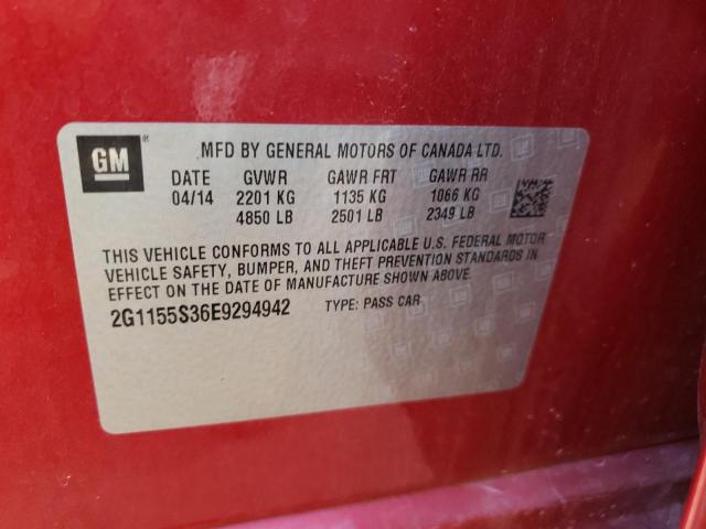Photo 10 from auction – 2014 CHEVROLET IMPALA LTZ with VIN 2G1155S36E9294942