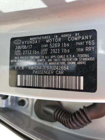 Photo 10 from auction – 2018 GENESIS G80 BASE with VIN KMHGN4JE9JU242664