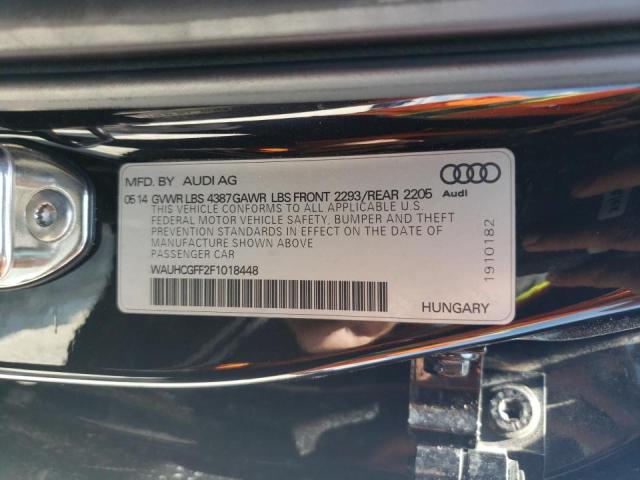 Photo 10 from auction – 2015 AUDI A3 PRESTIG with VIN WAUHCGFF2F1018448