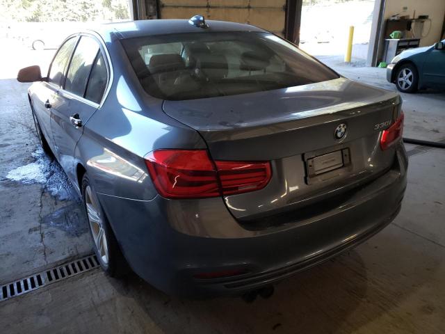 Photo 3 from auction – 2017 BMW 330 I with VIN WBA8B9G35HNU55911