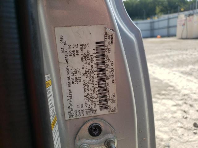 Photo 10 from auction – 2007 MITSUBISHI ECLIPSE with VIN 4A3AK24F27E039384