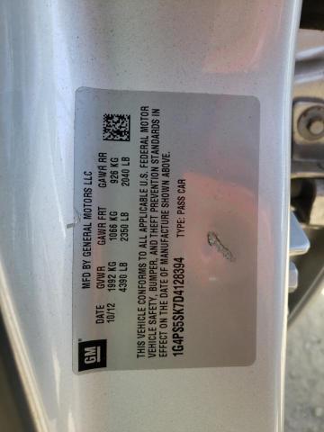 Foto 10 de la subasta – 2013 BUICK VERANO con VIN 1G4PS5SK7D4128394