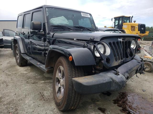 JEEP WRANGLER U 2016 with VIN 1C4BJWEG9GL107801 - Photo from auction