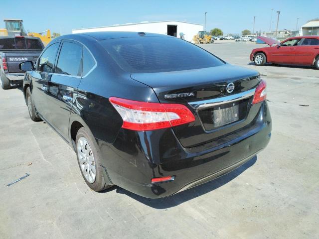 Photo 3 from auction – 2015 NISSAN SENTRA S with VIN 3N1AB7APXFL681995