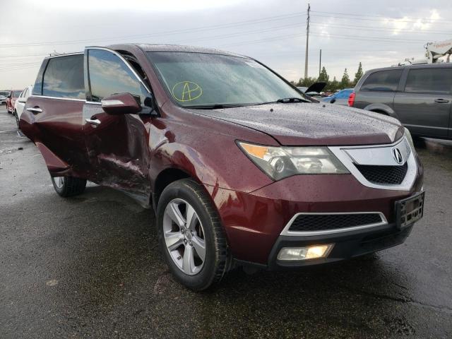 ACURA MDX TECHNO 2012 with VIN 2HNYD2H38CH504551 - Photo from auction