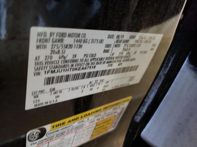 Photo 10 from auction – 2019 FORD EXPEDITION with VIN 1FMJU1HT0KEA67518
