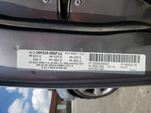 Photo 10 from auction – 2013 DODGE CHARGER with VIN 2C3CDXBG2DH655223