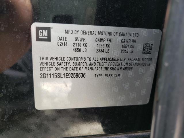 Photo 10 from auction – 2014 CHEVROLET IMPALA LT with VIN 2G1115SL1E9258636