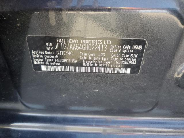 Photo 10 from auction – 2016 SUBARU IMPREZA with VIN JF1GJAA64GH022413