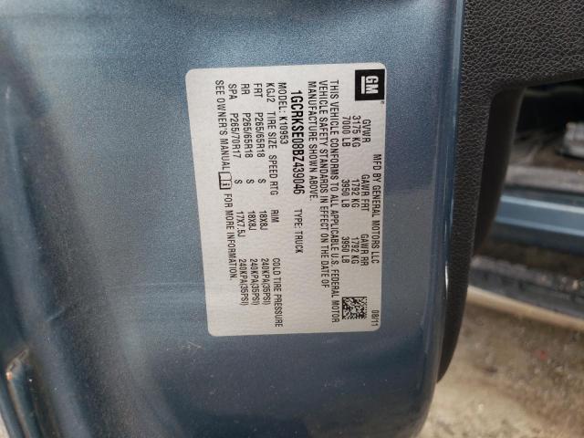 Photo 10 from auction – 2011 CHEVROLET SILVERADO with VIN 1GCRKSE08BZ439046
