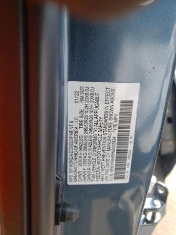 Photo 10 from auction – 2022 HONDA PILOT ELIT with VIN 5FNYF6H09NB033824
