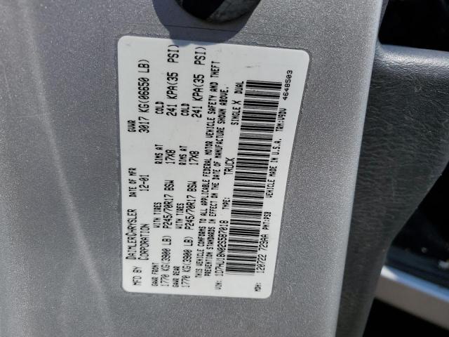 Photo 10 from auction – 2002 DODGE RAM 1500 with VIN 1D7HU18N02S587018