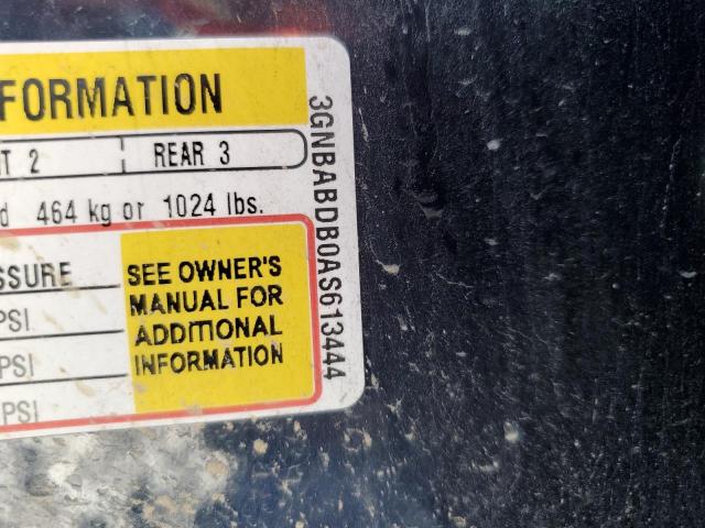 Photo 10 from auction – 2010 CHEVROLET HHR LT with VIN 3GNBABDB0AS613444