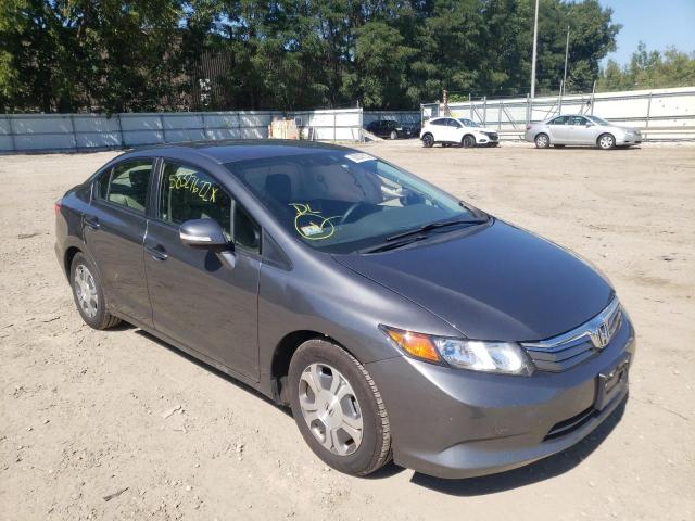 Photo 1 from auction – 2012 HONDA CIVIC HYBR with VIN JHMFB4F2XCS002348