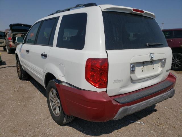 Photo 3 from auction – 2004 HONDA PILOT EXL with VIN 2HKYF18524H590198
