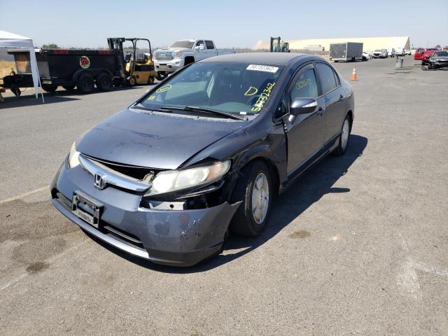 Photo 2 from auction – 2007 HONDA CIVIC HYBR with VIN JHMFA36207S007321