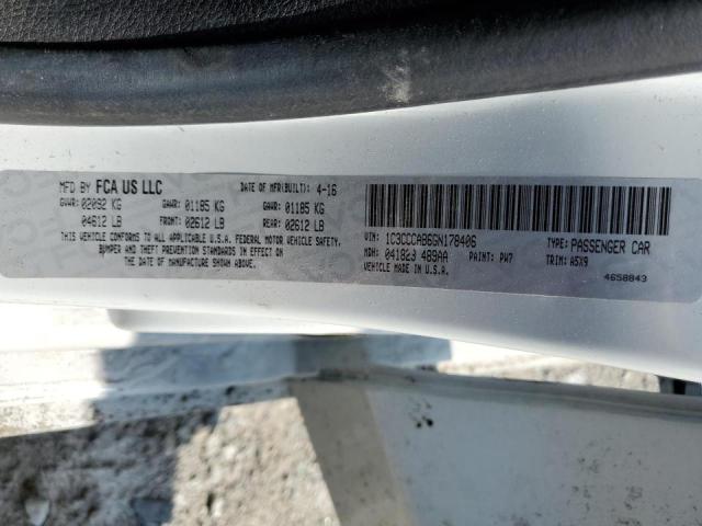 Photo 10 from auction – 2016 CHRYSLER 200 LIMITE with VIN 1C3CCCAB6GN178406