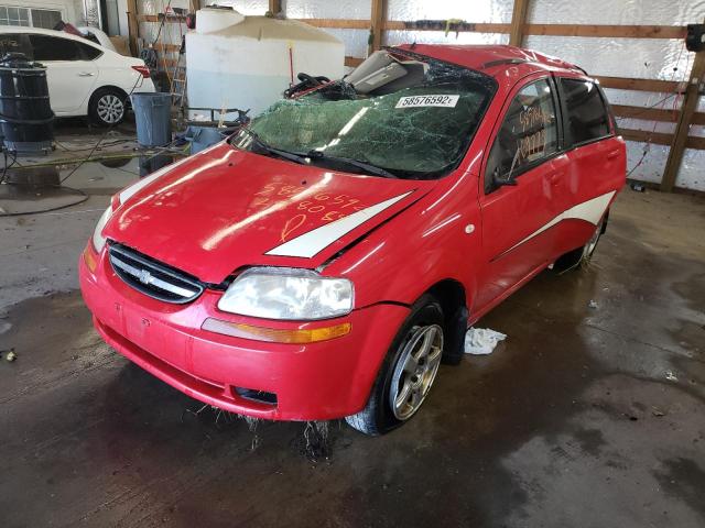 Photo 2 from auction – 2008 CHEVROLET AVEO BASE with VIN KL1TD66698B248089