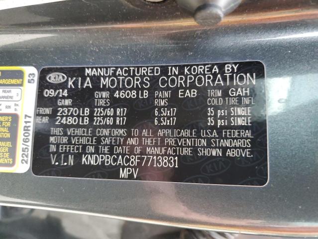 Photo 10 from auction – 2015 KIA SPORTAGE L with VIN KNDPBCAC8F7713831