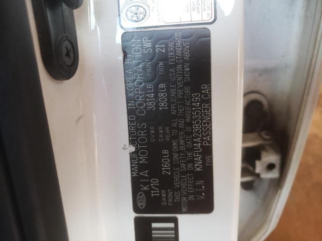 Photo 10 from auction – 2011 KIA FORTE EX with VIN KNAFU4A23B5351493
