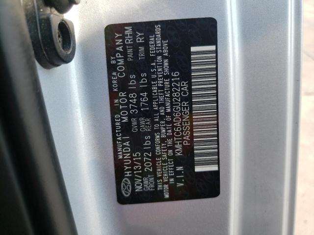 Photo 10 from auction – 2016 HYUNDAI VELOSTER with VIN KMHTC6AD6GU282216
