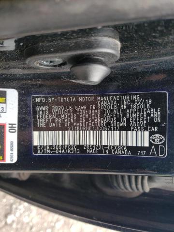 Photo 10 from auction – 2018 TOYOTA COROLLA L with VIN 2T1BURHE1JC067117