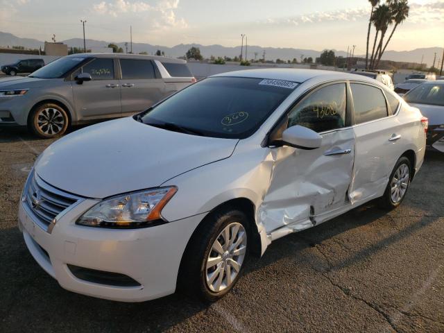 Photo 2 from auction – 2015 NISSAN SENTRA S with VIN 3N1AB7AP3FL692482