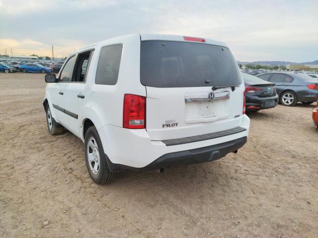 Photo 3 from auction – 2013 HONDA PILOT LX with VIN 5FNYF4H29DB065399