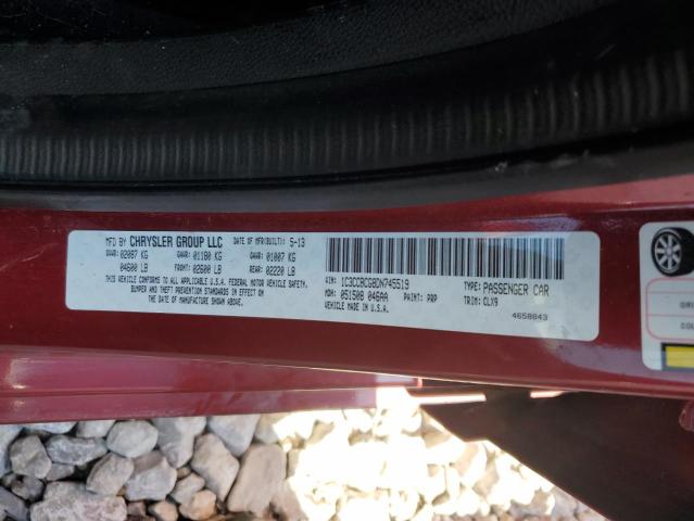 Photo 10 from auction – 2013 CHRYSLER 200 LIMITE with VIN 1C3CCBCG8DN745519