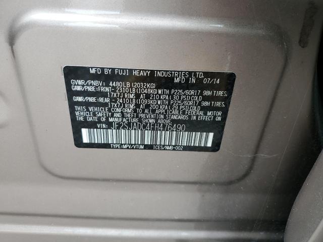 Photo 10 from auction – 2015 SUBARU FORESTER 2 with VIN JF2SJADC4FH476490