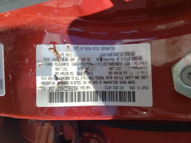 Photo 10 from auction – 2012 MAZDA CX-9 with VIN JM3TB3CAXC0368064