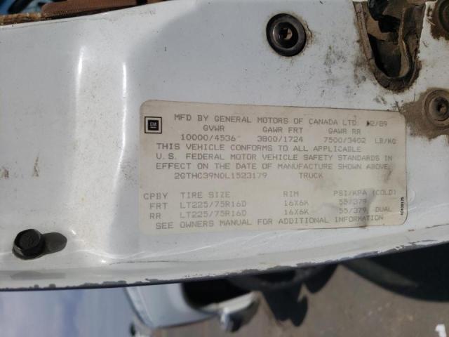 Photo 10 from auction – 1990 GMC SIERRA C35 with VIN 2GTHC39N0L1523179