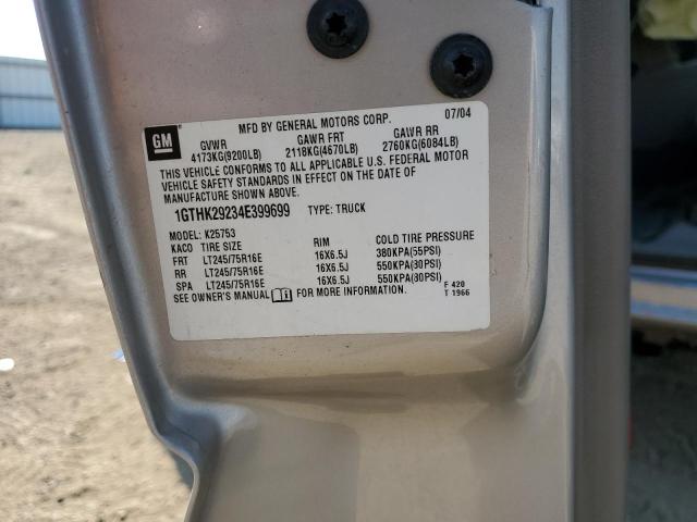 Photo 10 from auction – 2004 GMC SIERRA K25 with VIN 1GTHK29234E399699