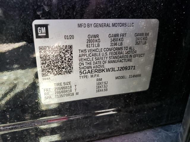 Photo 10 from auction – 2020 BUICK ENCLAVE ES with VIN 5GAERBKW3LJ209371