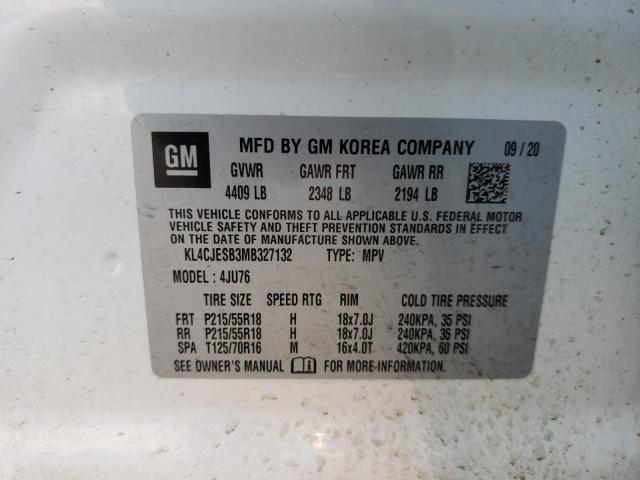 Photo 10 from auction – 2021 BUICK ENCORE PRE with VIN KL4CJESB3MB327132