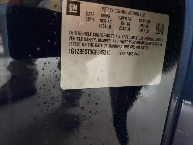 Photo 10 from auction – 2016 CHEVROLET MALIBU LS with VIN 1G1ZB5ST3GF346310